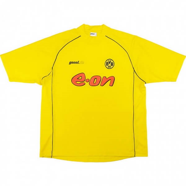 Tailandia Camiseta Borussia Dortmund 1ª Retro 2002 Amarillo